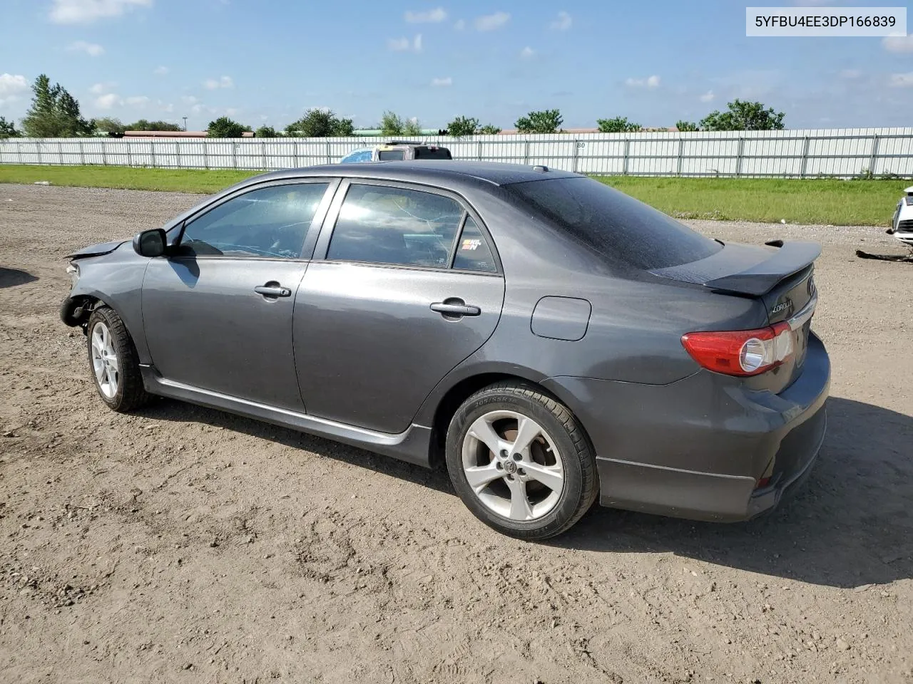 2013 Toyota Corolla Base VIN: 5YFBU4EE3DP166839 Lot: 72922704