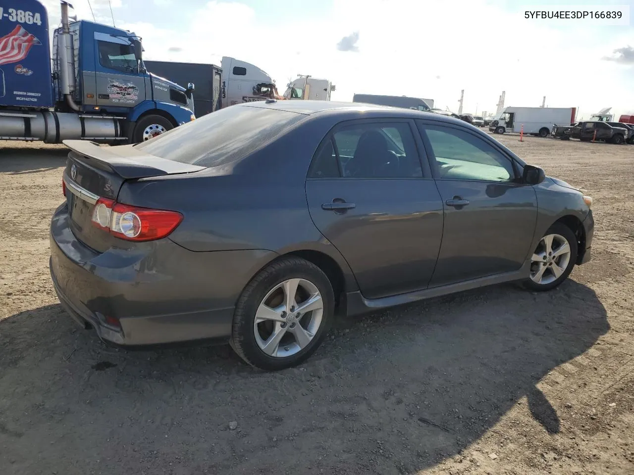 2013 Toyota Corolla Base VIN: 5YFBU4EE3DP166839 Lot: 72922704