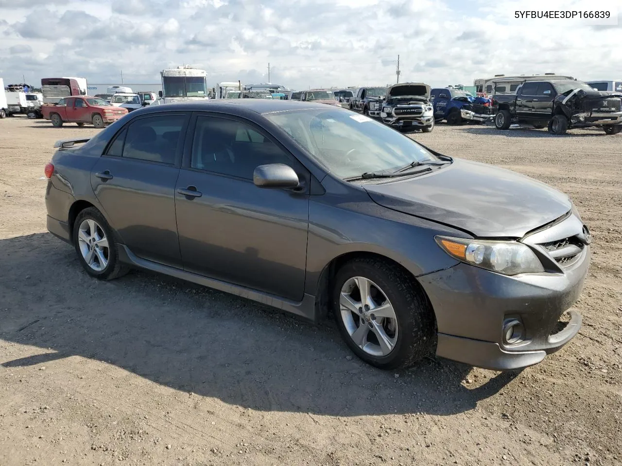 2013 Toyota Corolla Base VIN: 5YFBU4EE3DP166839 Lot: 72922704