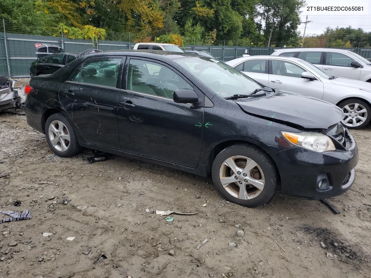 2013 Toyota Corolla Base VIN: 2T1BU4EE2DC065081 Lot: 72934384