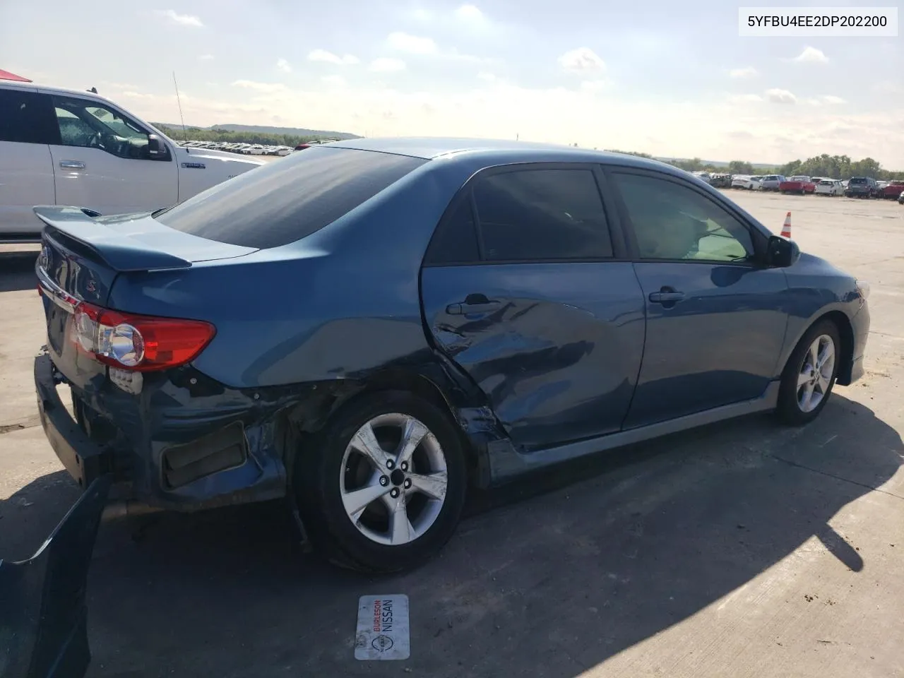 2013 Toyota Corolla Base VIN: 5YFBU4EE2DP202200 Lot: 73066614