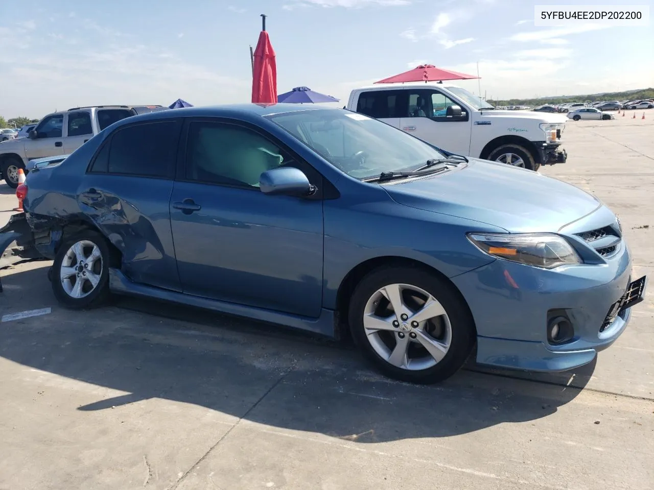 2013 Toyota Corolla Base VIN: 5YFBU4EE2DP202200 Lot: 73066614