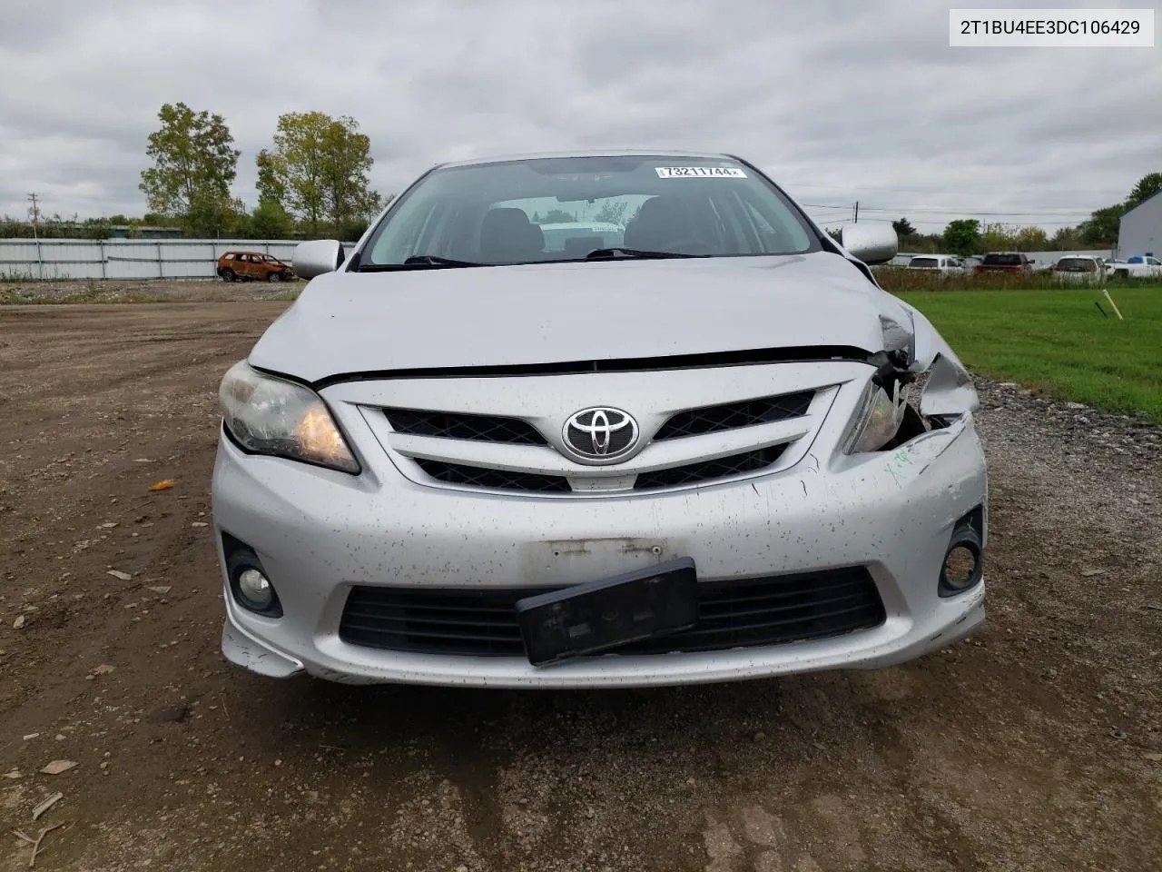 2013 Toyota Corolla Base VIN: 2T1BU4EE3DC106429 Lot: 73211744