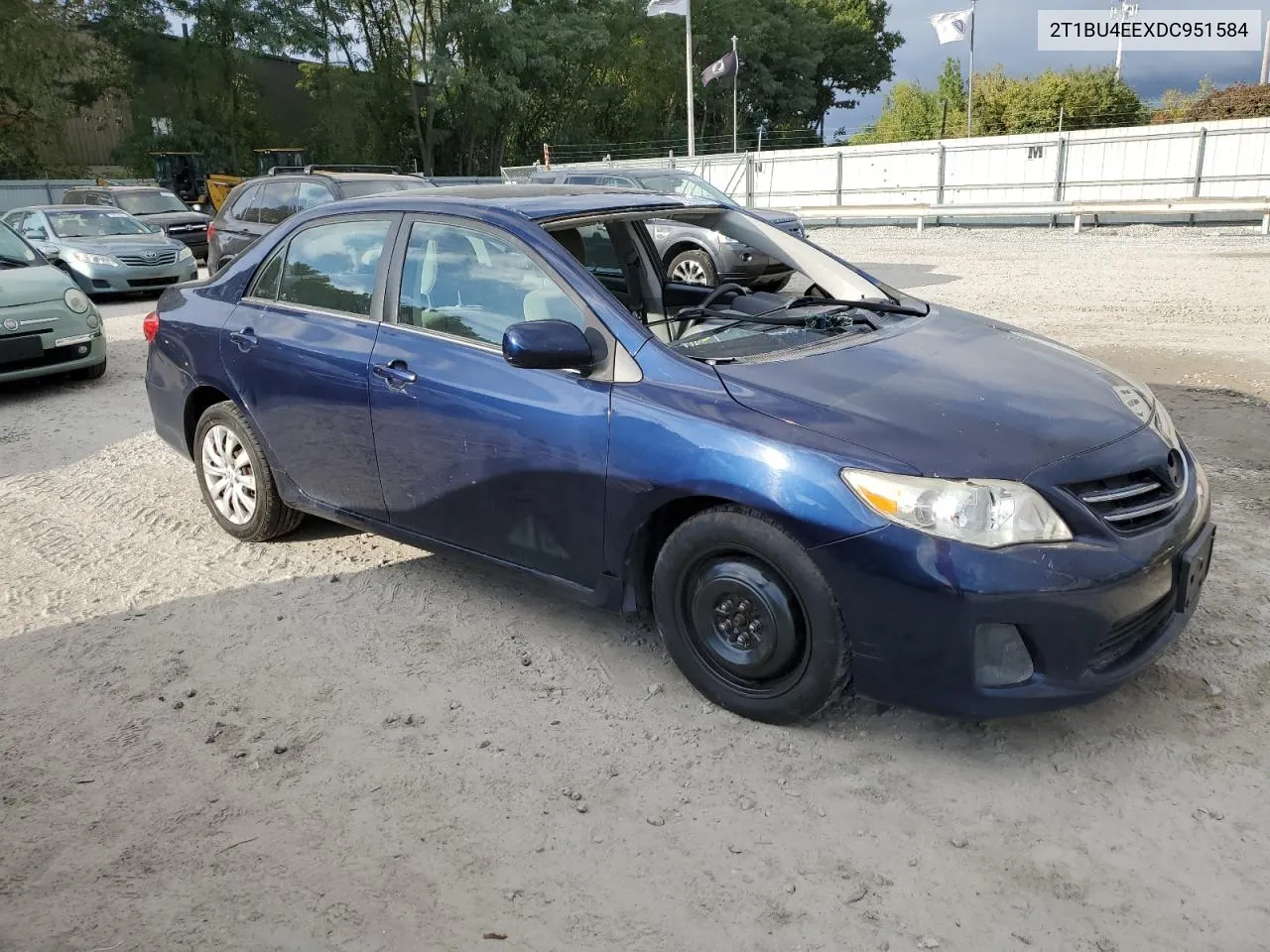 2013 Toyota Corolla Base VIN: 2T1BU4EEXDC951584 Lot: 73355684