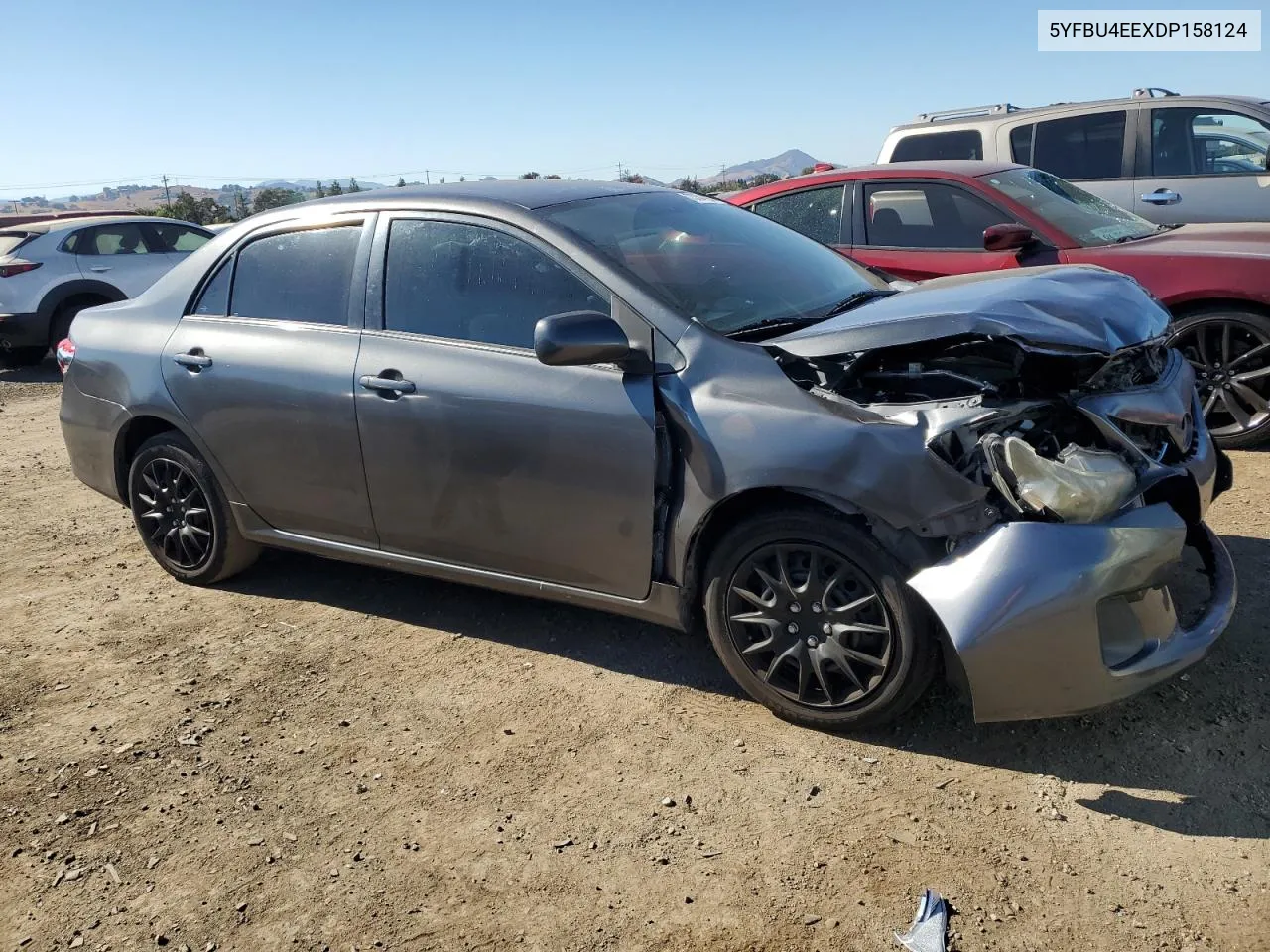 2013 Toyota Corolla Base VIN: 5YFBU4EEXDP158124 Lot: 73384794