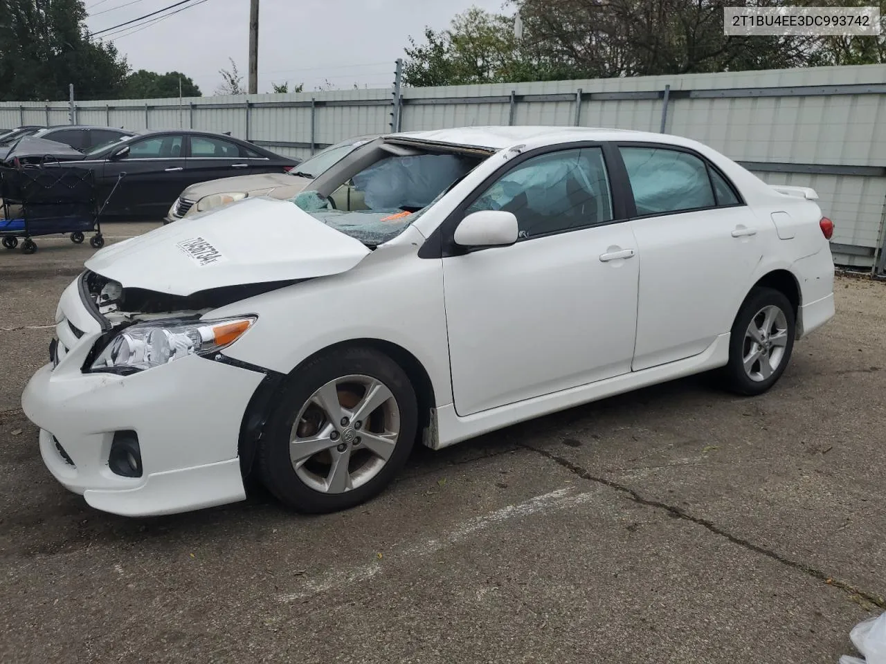 2013 Toyota Corolla Base VIN: 2T1BU4EE3DC993742 Lot: 73456734