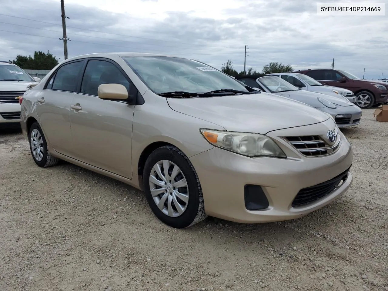 2013 Toyota Corolla Base VIN: 5YFBU4EE4DP214669 Lot: 74028984