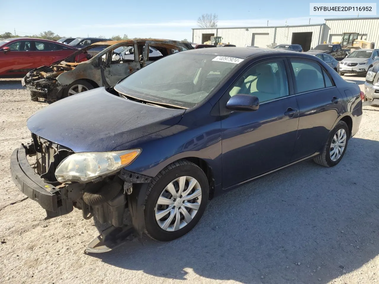 5YFBU4EE2DP116952 2013 Toyota Corolla Base