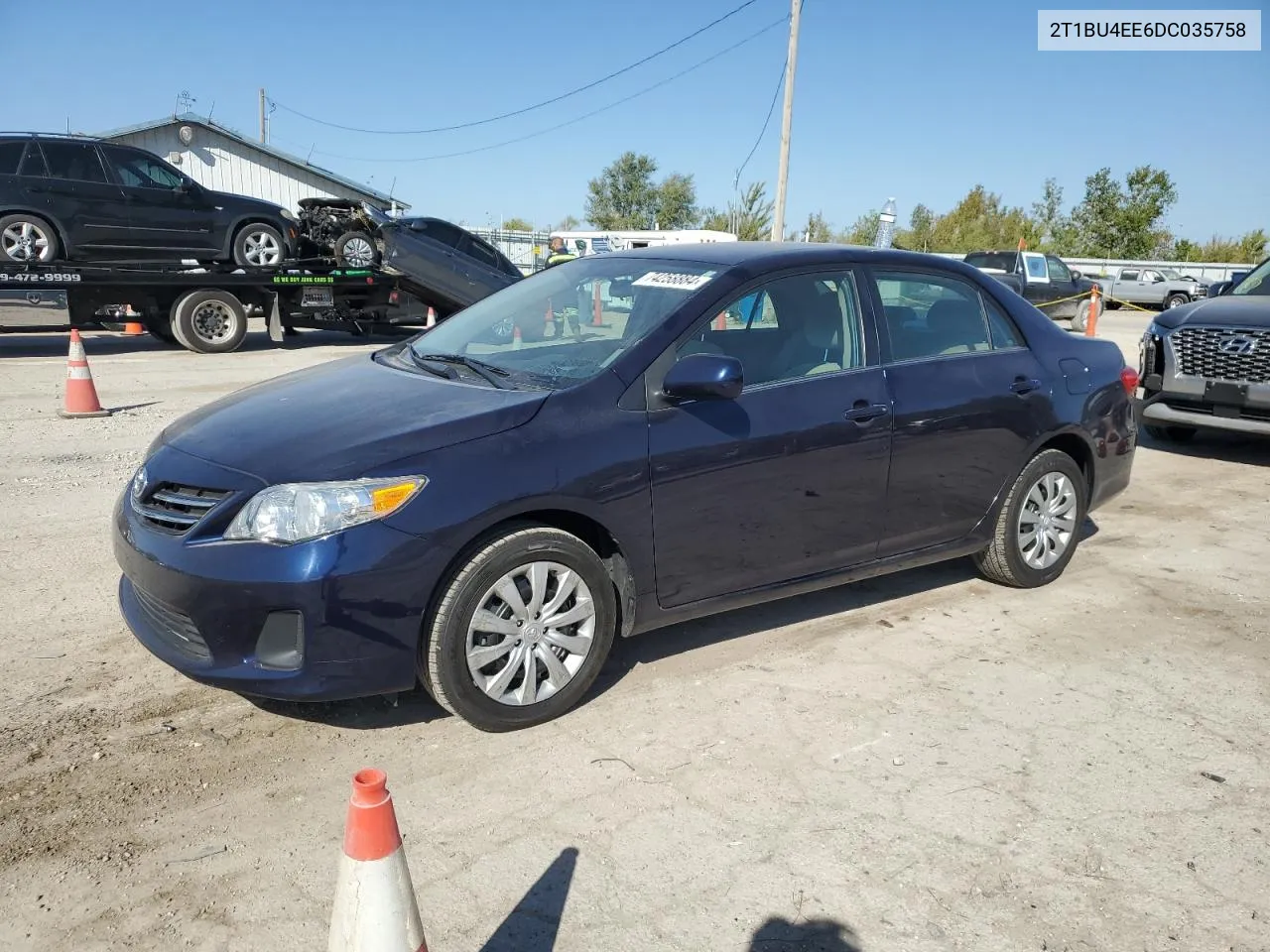 2013 Toyota Corolla Base VIN: 2T1BU4EE6DC035758 Lot: 74258884