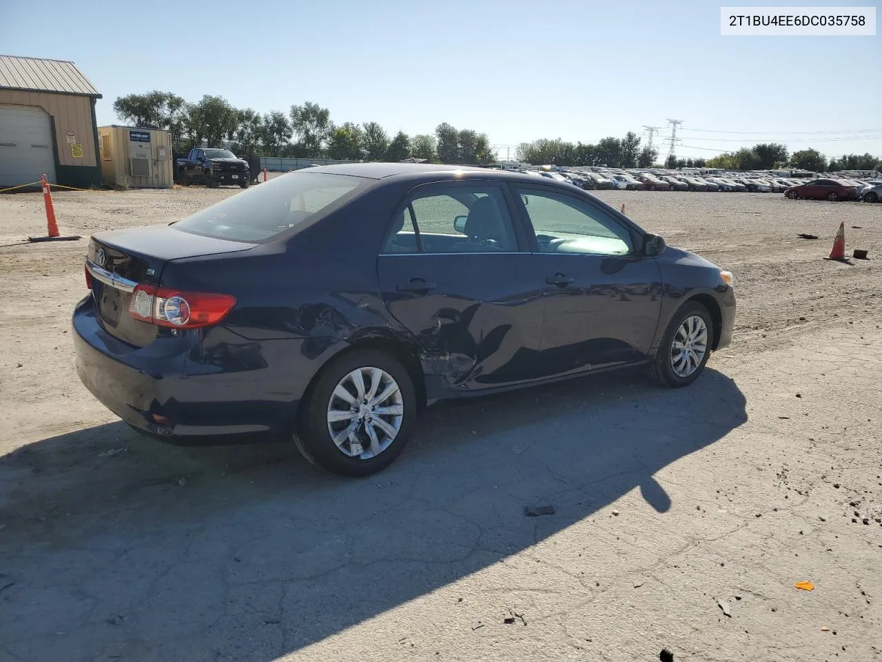 2013 Toyota Corolla Base VIN: 2T1BU4EE6DC035758 Lot: 74258884