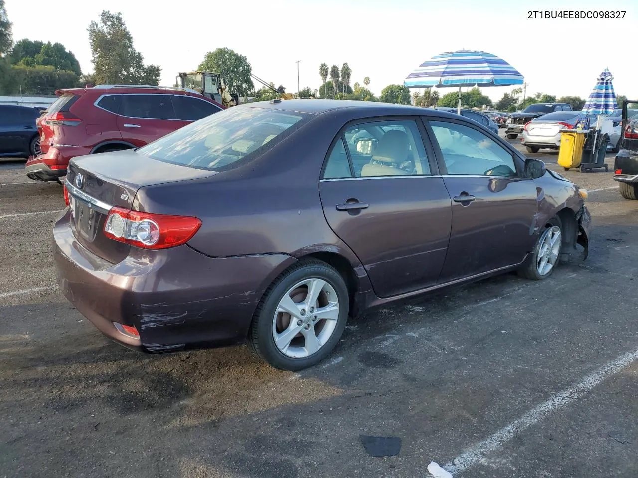 2T1BU4EE8DC098327 2013 Toyota Corolla Base