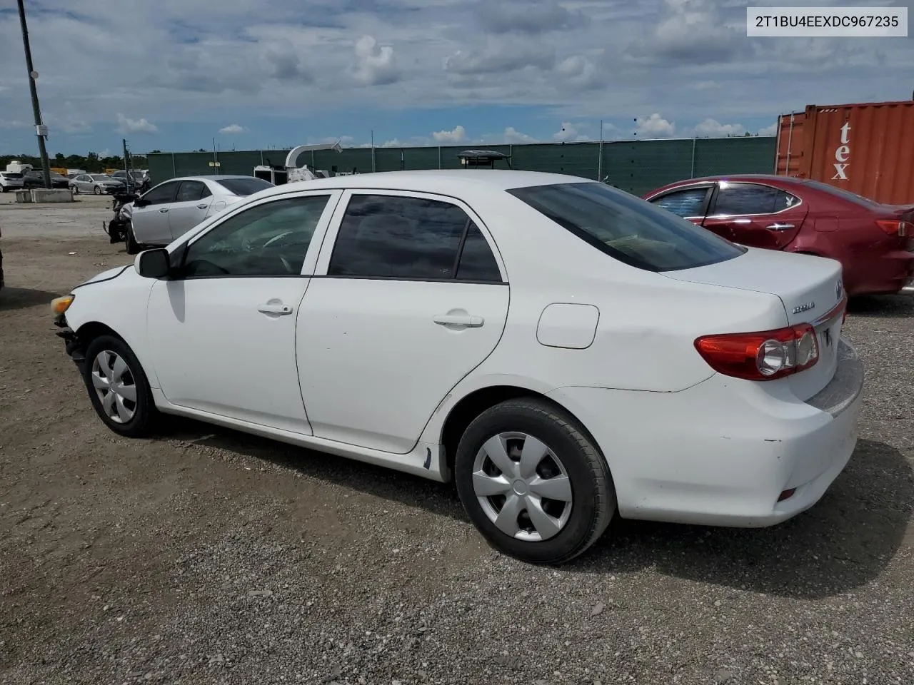 2013 Toyota Corolla Base VIN: 2T1BU4EEXDC967235 Lot: 74533344