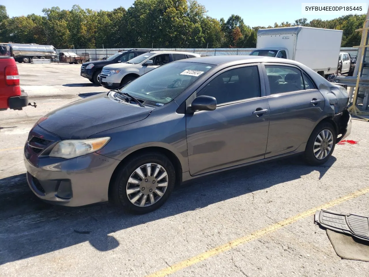 2013 Toyota Corolla Base VIN: 5YFBU4EE0DP185445 Lot: 74725924