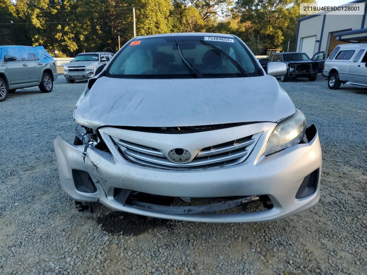 2013 Toyota Corolla Base VIN: 2T1BU4EE9DC128001 Lot: 75489654