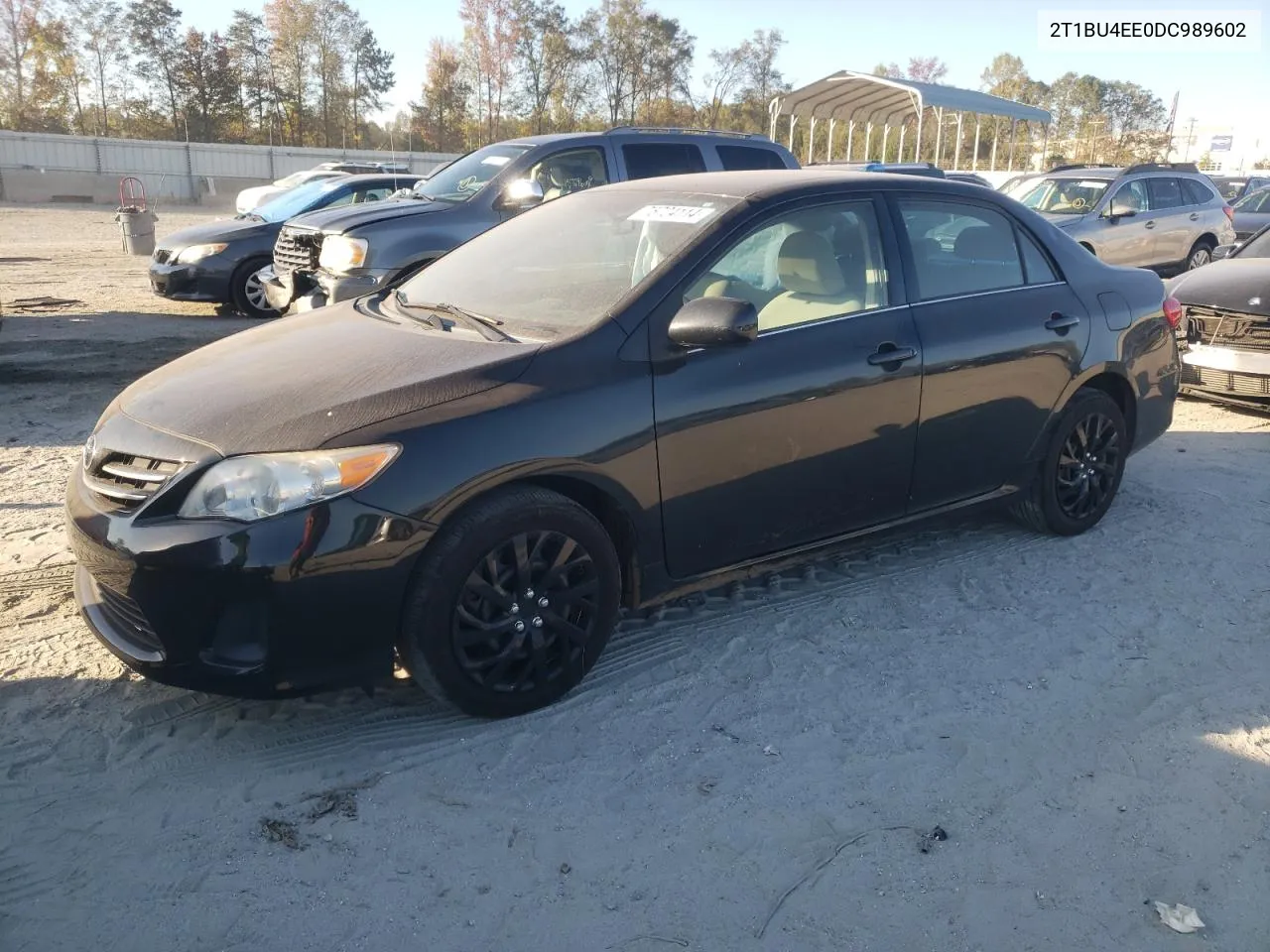 2013 Toyota Corolla Base VIN: 2T1BU4EE0DC989602 Lot: 75724114