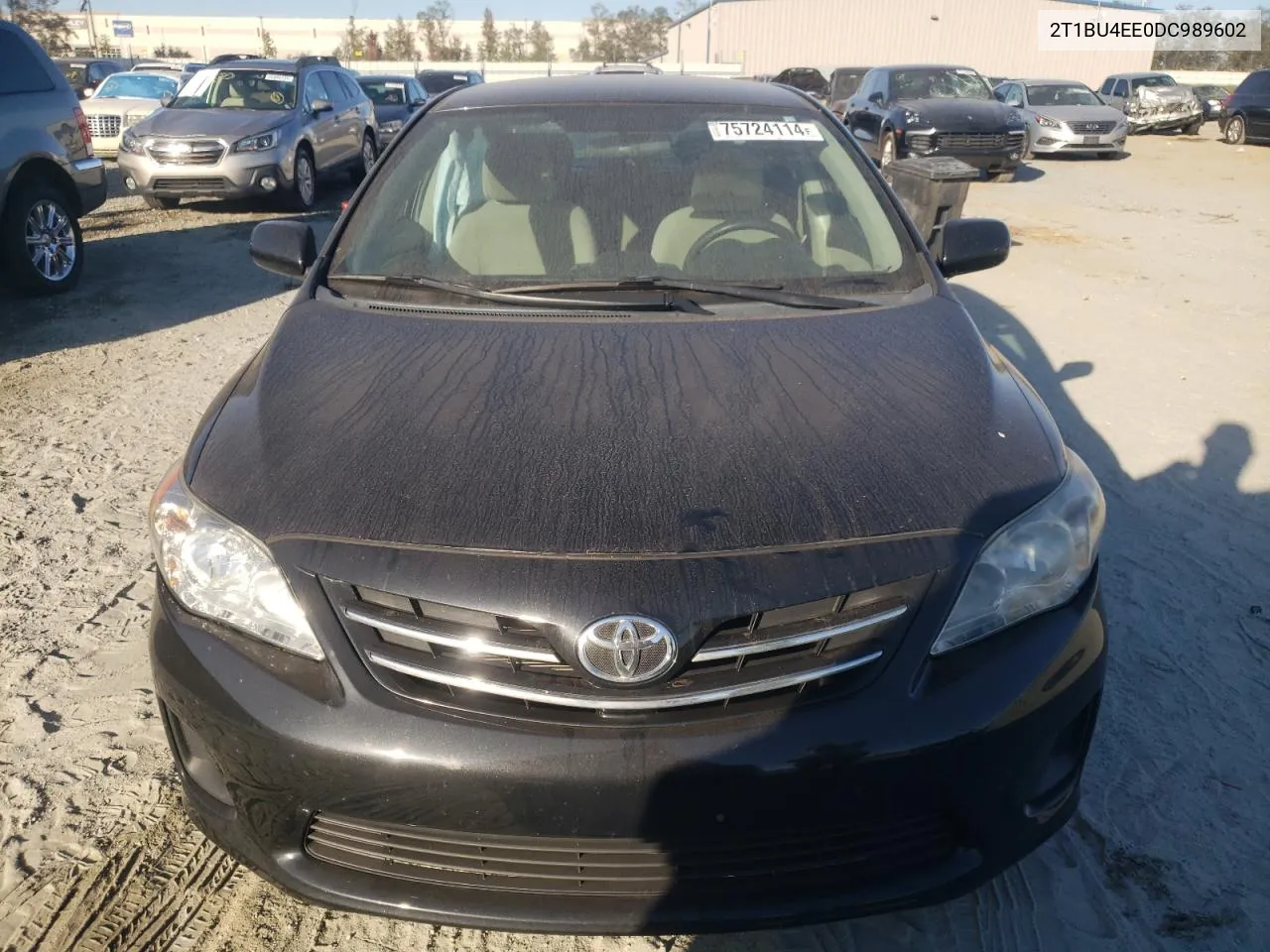 2013 Toyota Corolla Base VIN: 2T1BU4EE0DC989602 Lot: 75724114