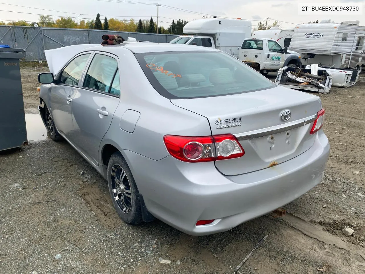 2013 Toyota Corolla Base VIN: 2T1BU4EEXDC943730 Lot: 75803314