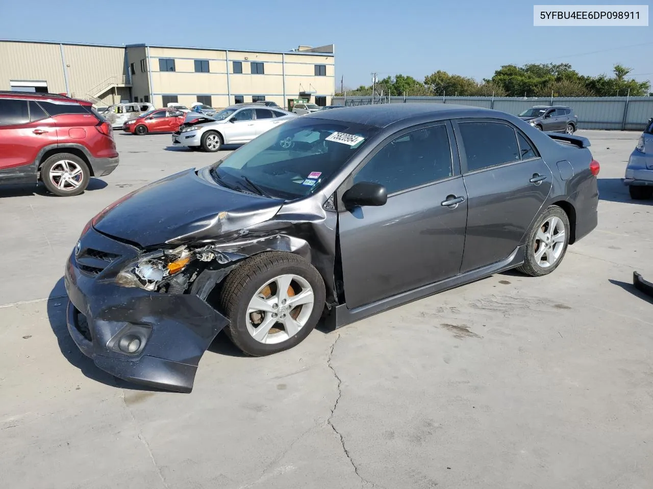 2013 Toyota Corolla Base VIN: 5YFBU4EE6DP098911 Lot: 75820964