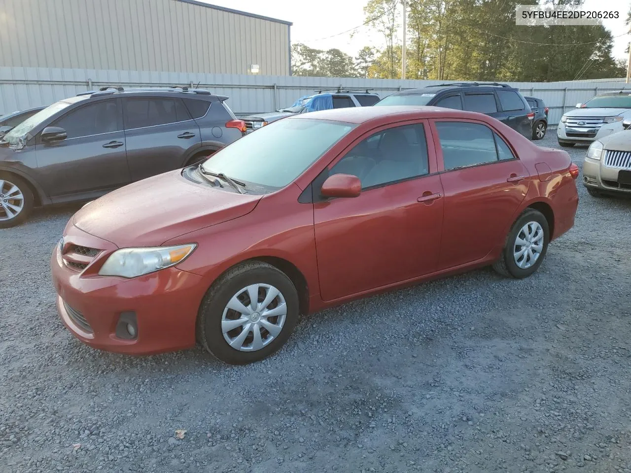 2013 Toyota Corolla Base VIN: 5YFBU4EE2DP206263 Lot: 75901594