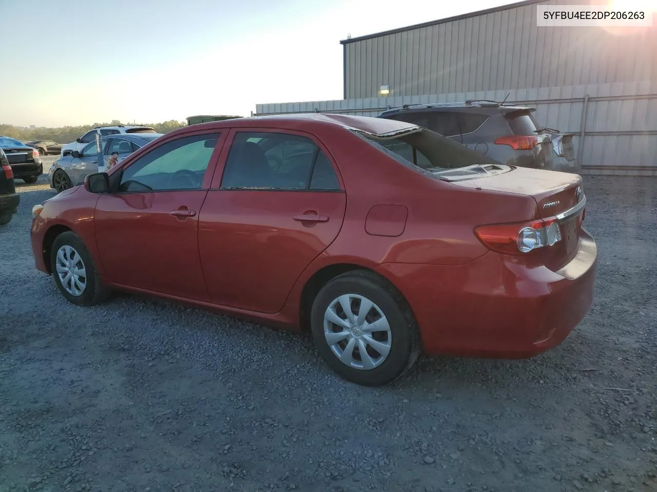 2013 Toyota Corolla Base VIN: 5YFBU4EE2DP206263 Lot: 75901594