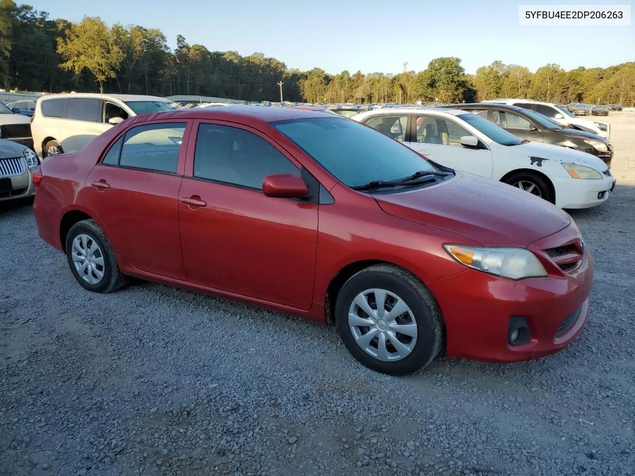 2013 Toyota Corolla Base VIN: 5YFBU4EE2DP206263 Lot: 75901594