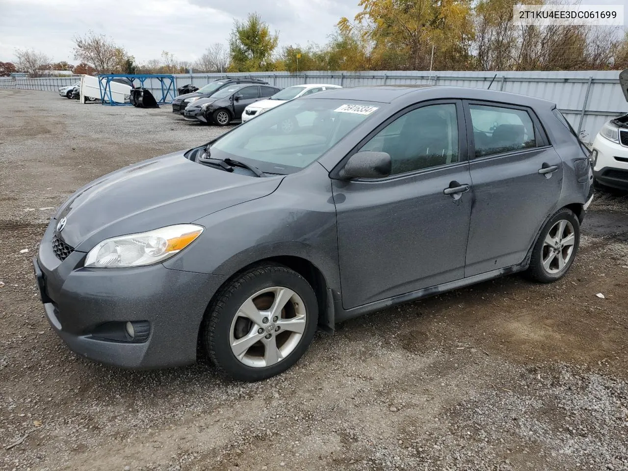 2013 Toyota Corolla Matrix VIN: 2T1KU4EE3DC061699 Lot: 75916334