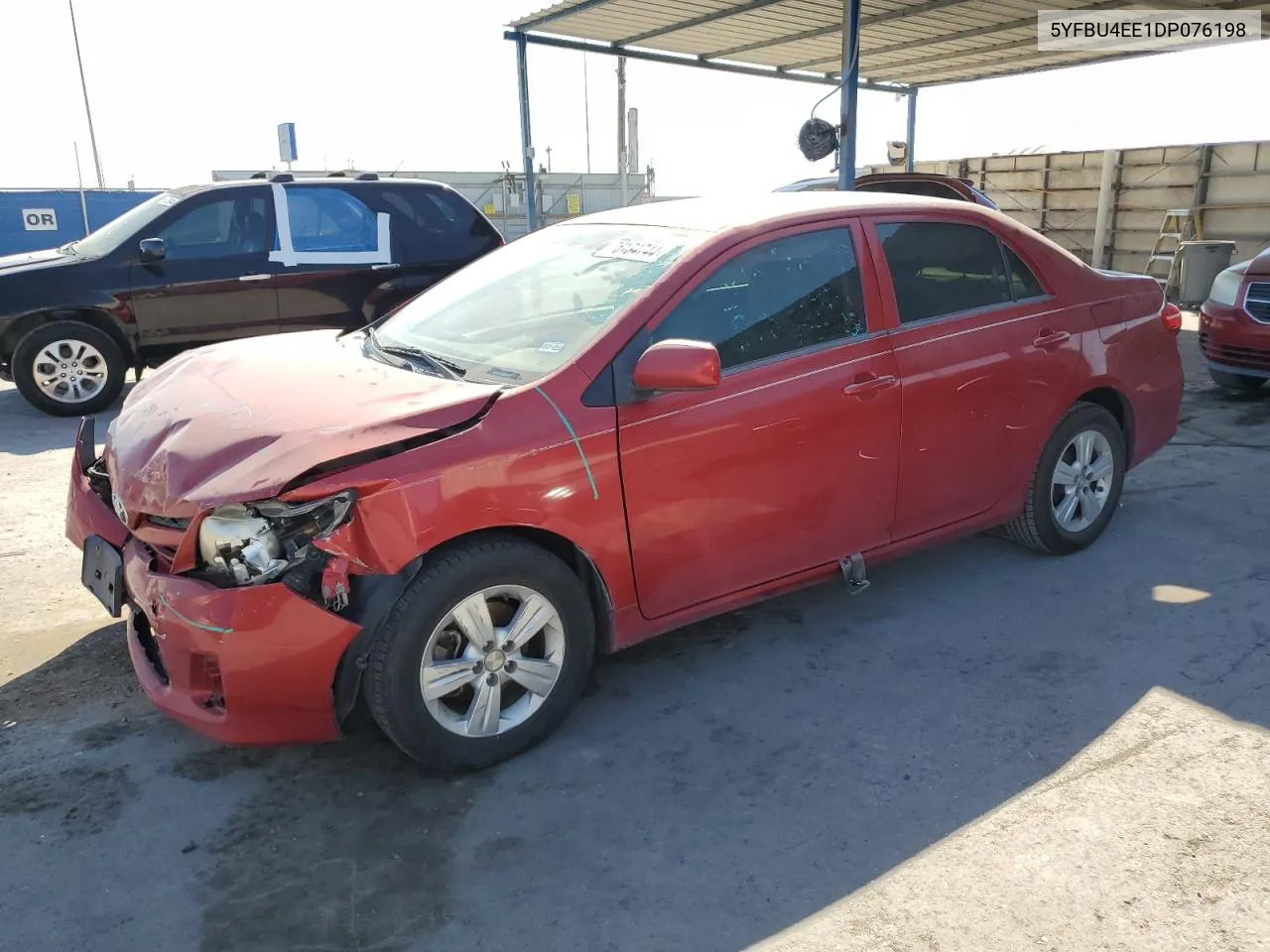 2013 Toyota Corolla Base VIN: 5YFBU4EE1DP076198 Lot: 76134744