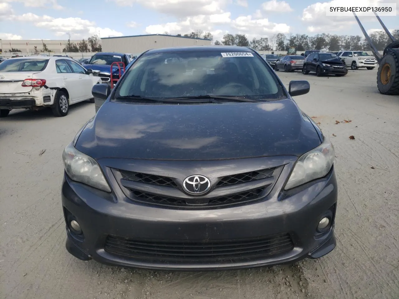 2013 Toyota Corolla Base VIN: 5YFBU4EEXDP136950 Lot: 76200654