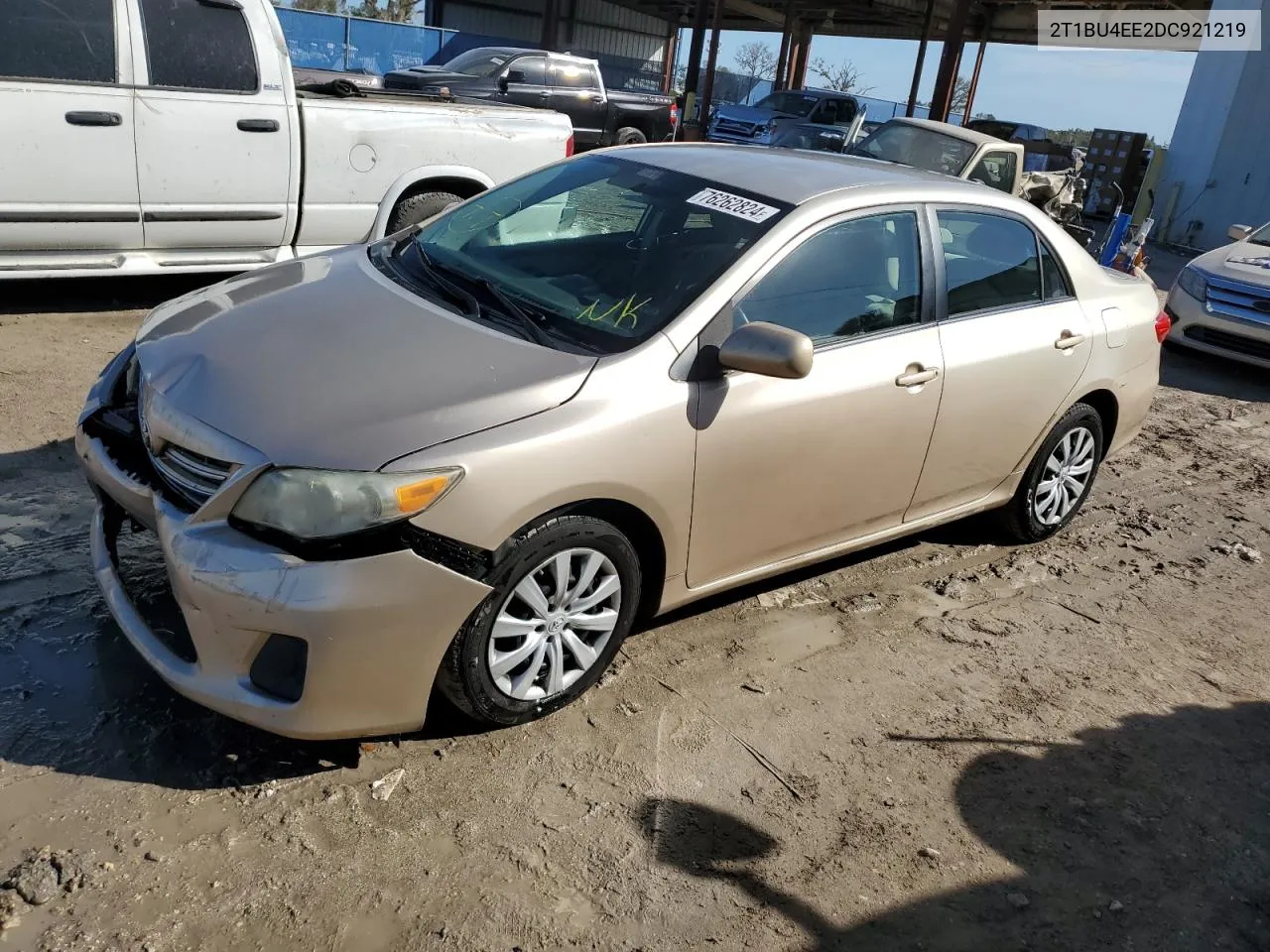 2013 Toyota Corolla Base VIN: 2T1BU4EE2DC921219 Lot: 76262824