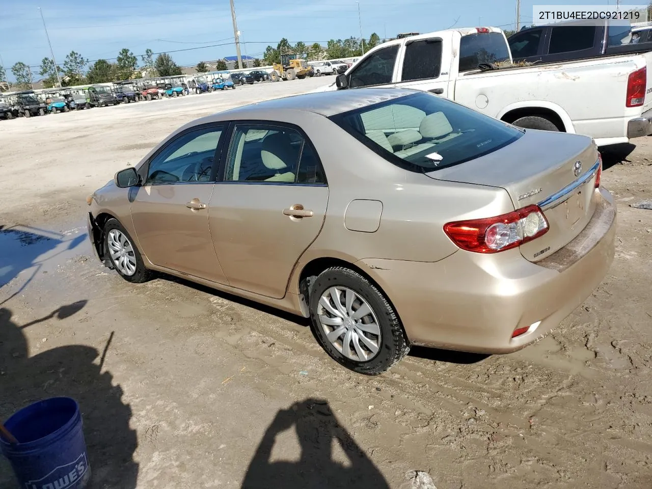 2013 Toyota Corolla Base VIN: 2T1BU4EE2DC921219 Lot: 76262824