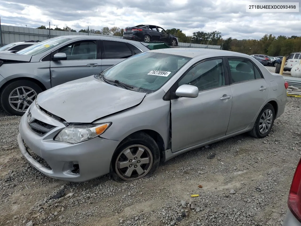 2013 Toyota Corolla Base VIN: 2T1BU4EEXDC093498 Lot: 76278994