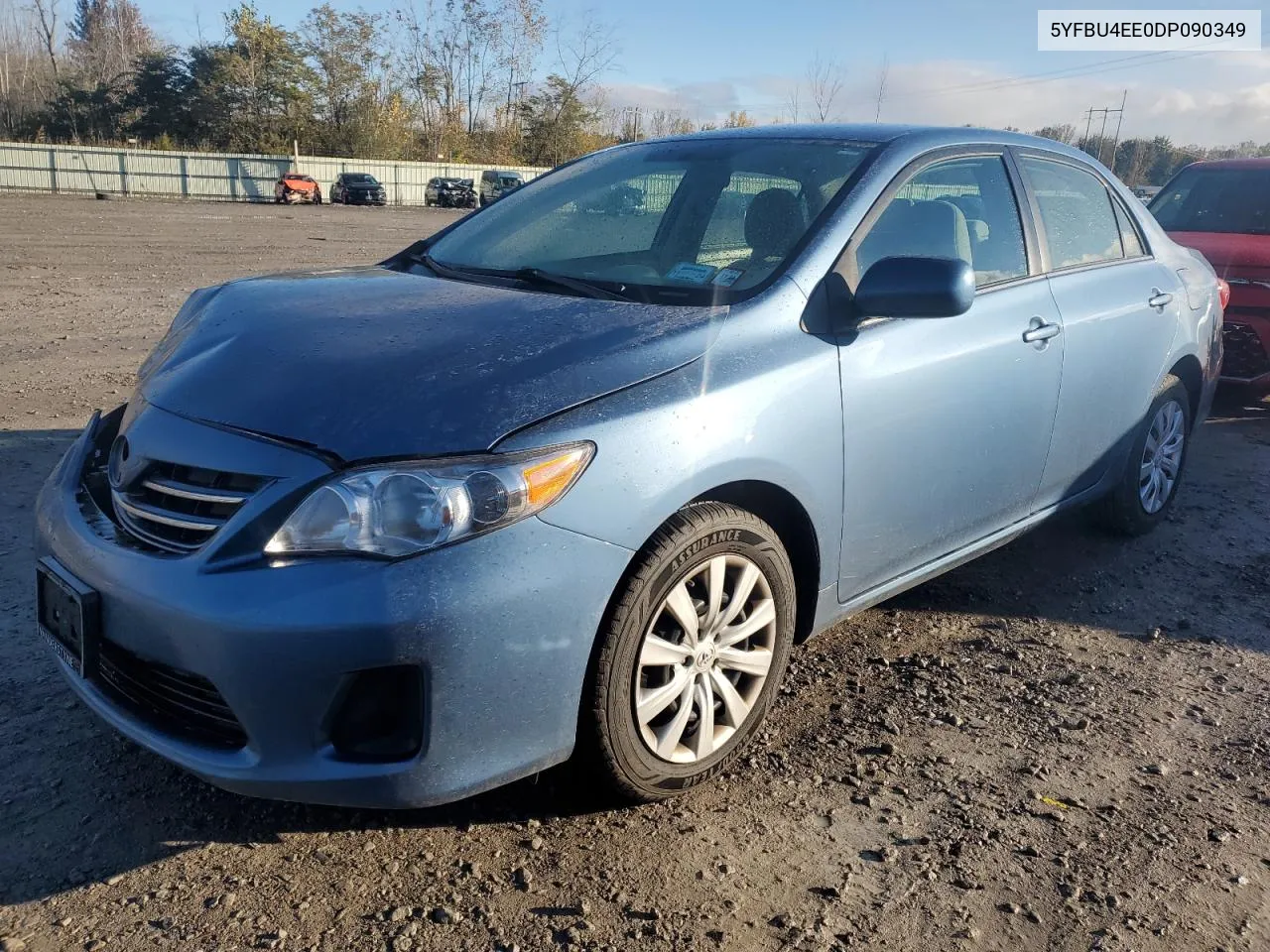 2013 Toyota Corolla Base VIN: 5YFBU4EE0DP090349 Lot: 76329104