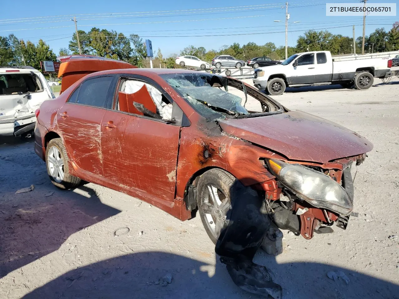 2013 Toyota Corolla Base VIN: 2T1BU4EE6DC065701 Lot: 76505294