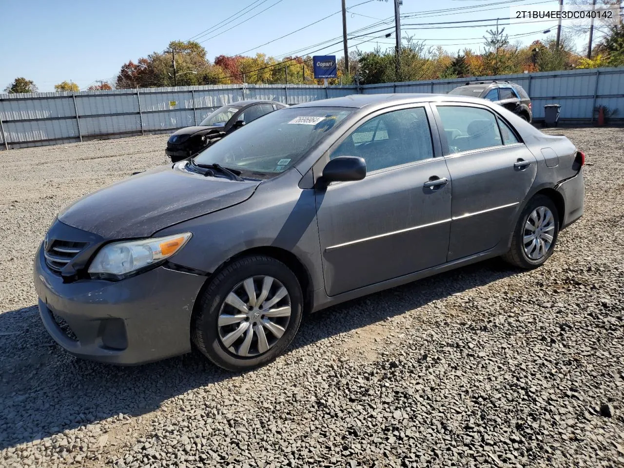 2013 Toyota Corolla Base VIN: 2T1BU4EE3DC040142 Lot: 76696964