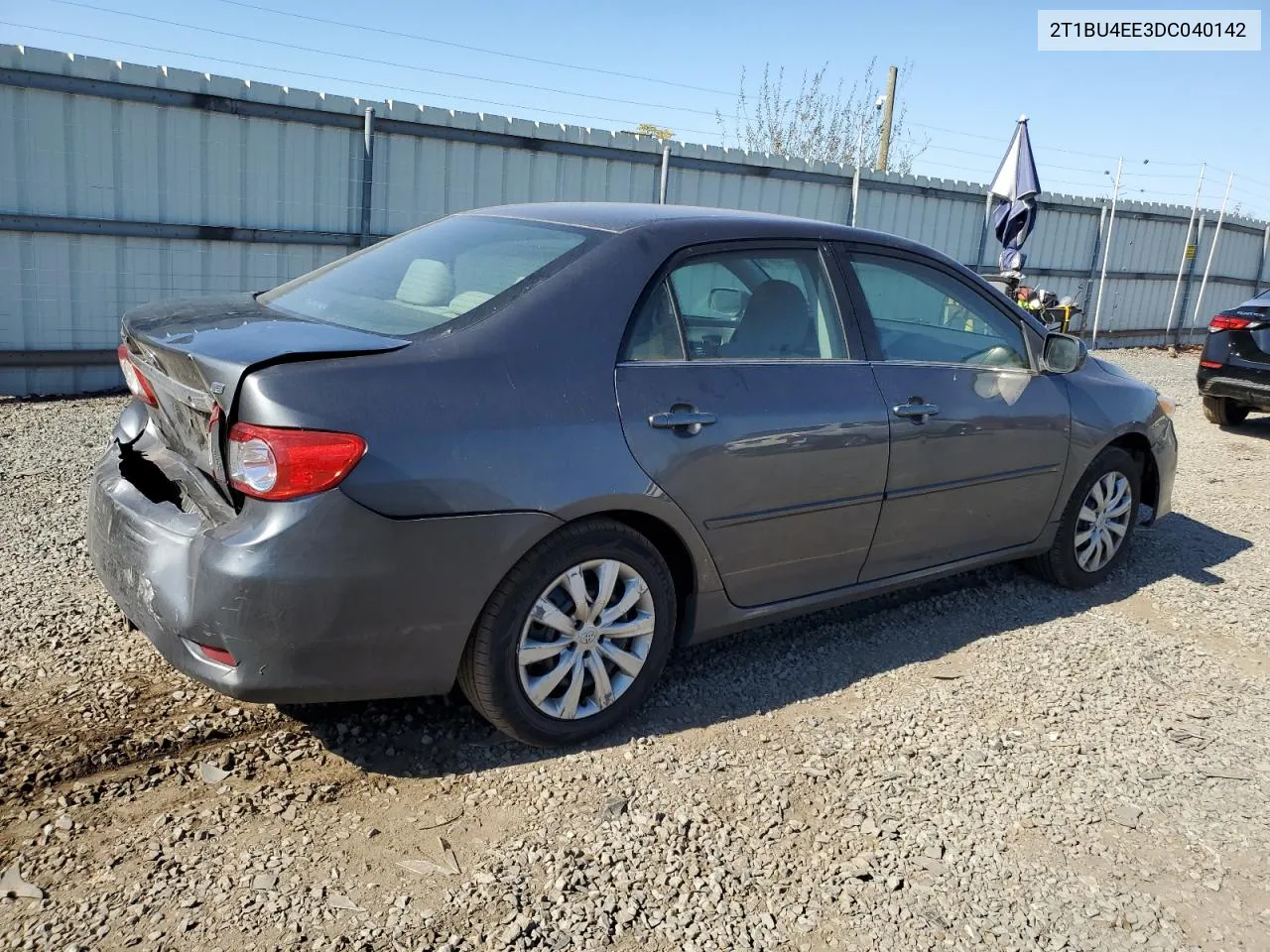 2013 Toyota Corolla Base VIN: 2T1BU4EE3DC040142 Lot: 76696964