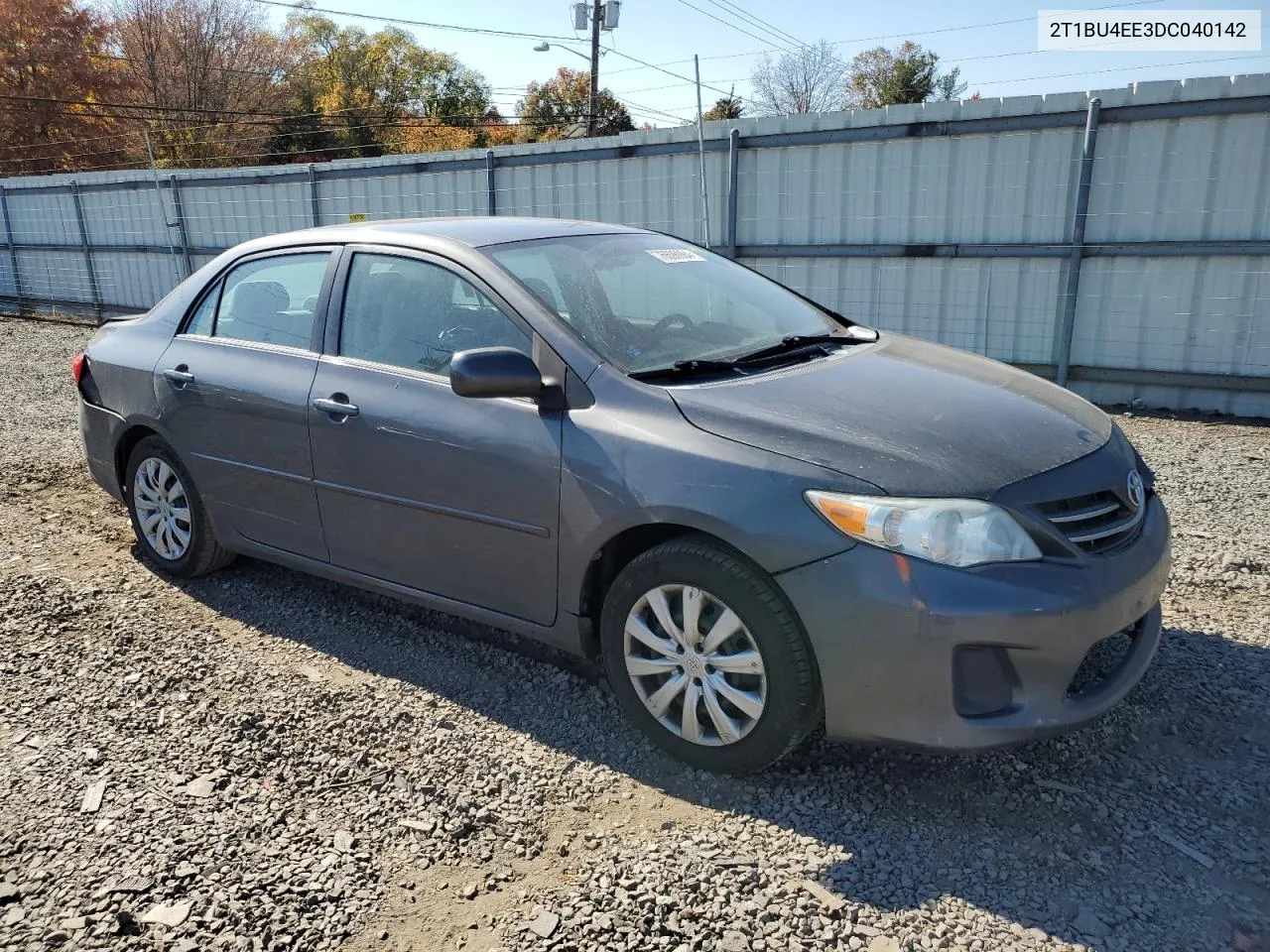 2013 Toyota Corolla Base VIN: 2T1BU4EE3DC040142 Lot: 76696964