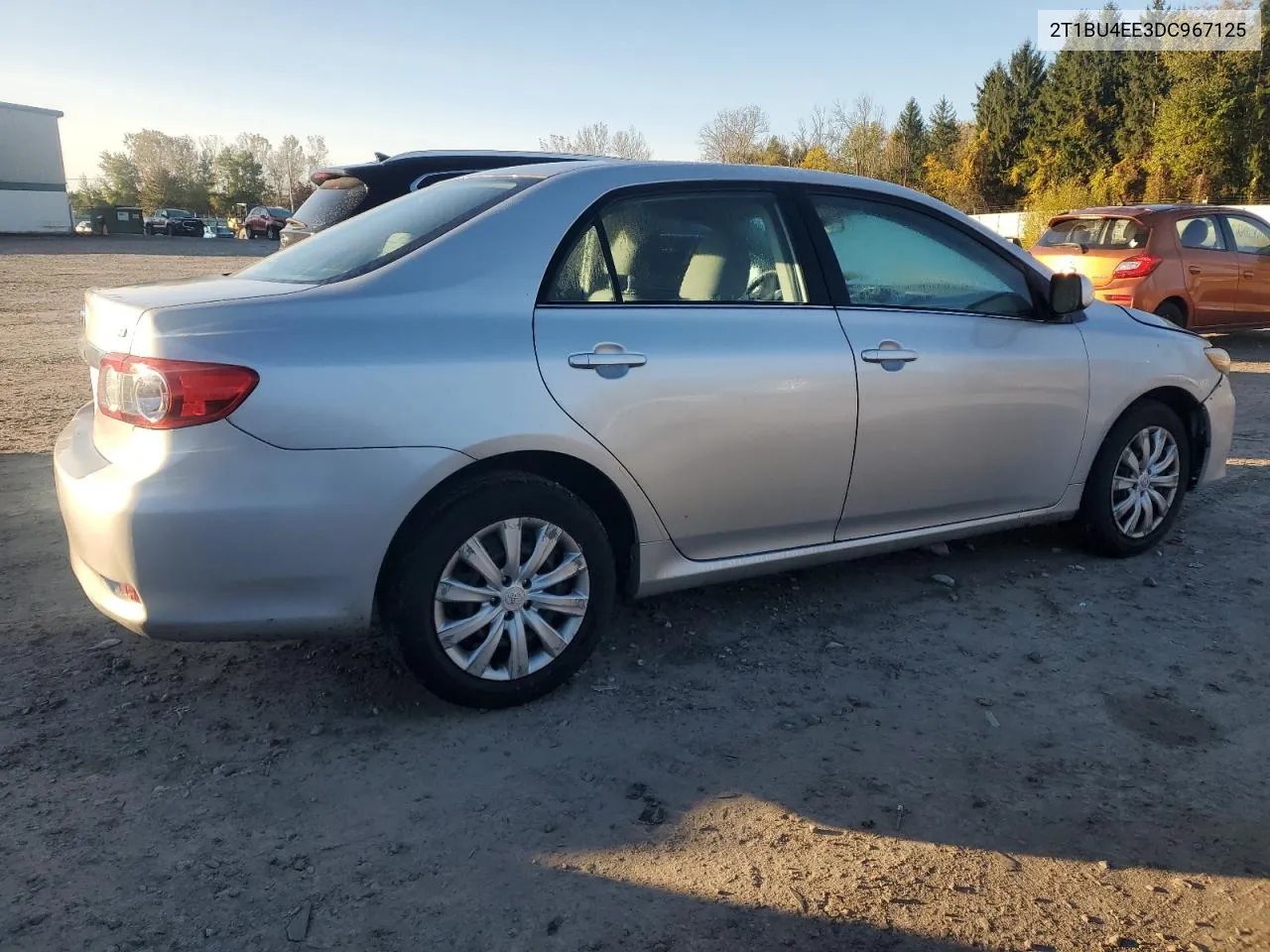 2T1BU4EE3DC967125 2013 Toyota Corolla Base