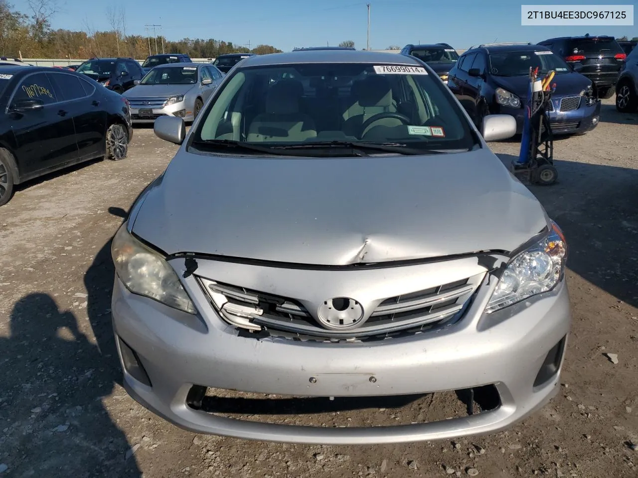 2013 Toyota Corolla Base VIN: 2T1BU4EE3DC967125 Lot: 76699014