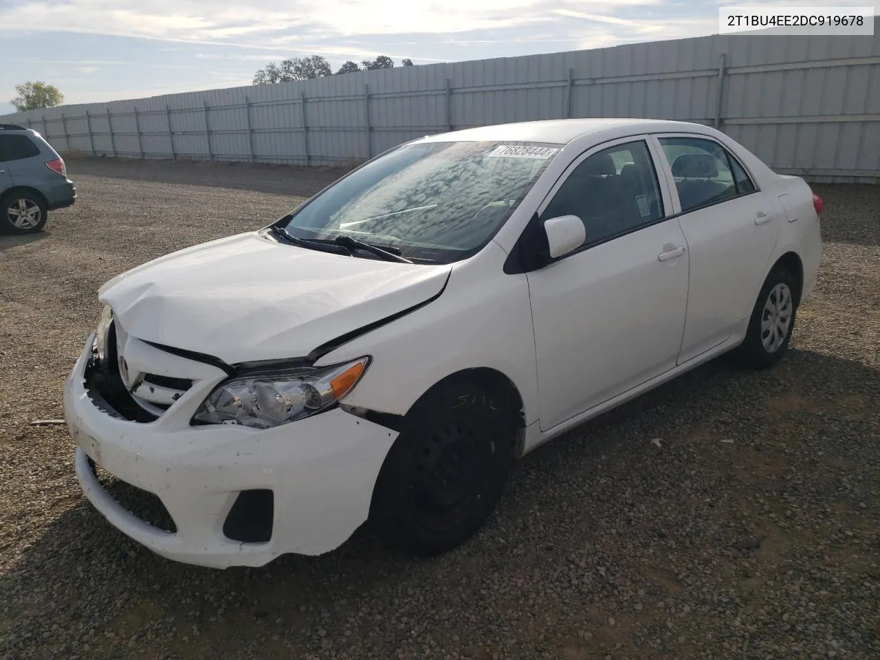 2013 Toyota Corolla Base VIN: 2T1BU4EE2DC919678 Lot: 76828444