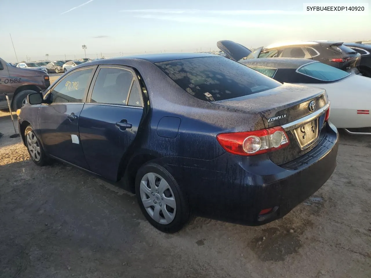 2013 Toyota Corolla Base VIN: 5YFBU4EEXDP140920 Lot: 77165734