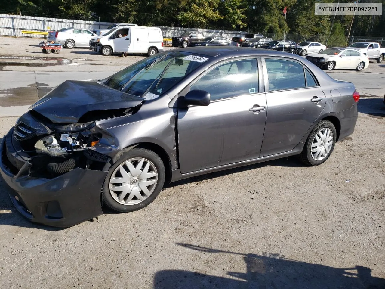 2013 Toyota Corolla Base VIN: 5YFBU4EE7DP097251 Lot: 77166954