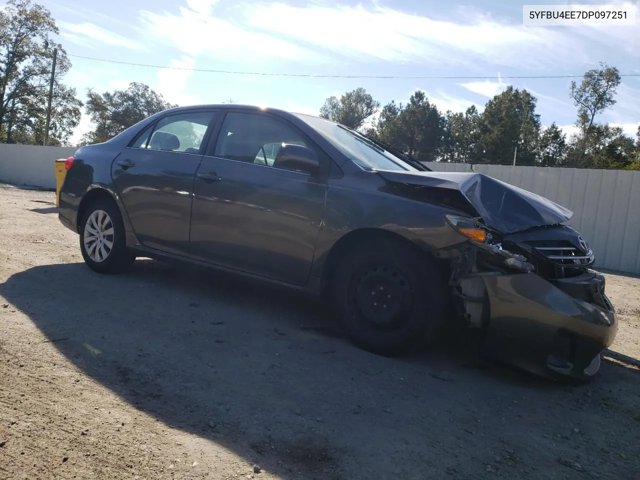 2013 Toyota Corolla Base VIN: 5YFBU4EE7DP097251 Lot: 77166954