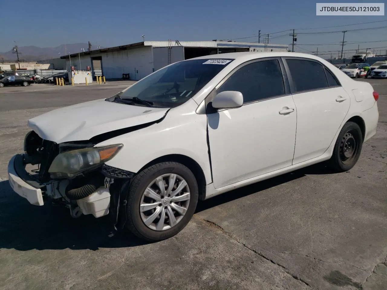 2013 Toyota Corolla Base VIN: JTDBU4EE5DJ121003 Lot: 77323434