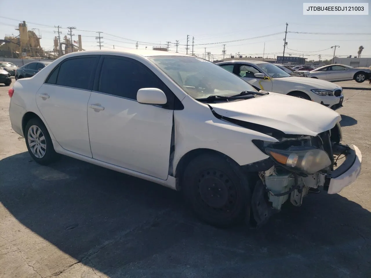 2013 Toyota Corolla Base VIN: JTDBU4EE5DJ121003 Lot: 77323434