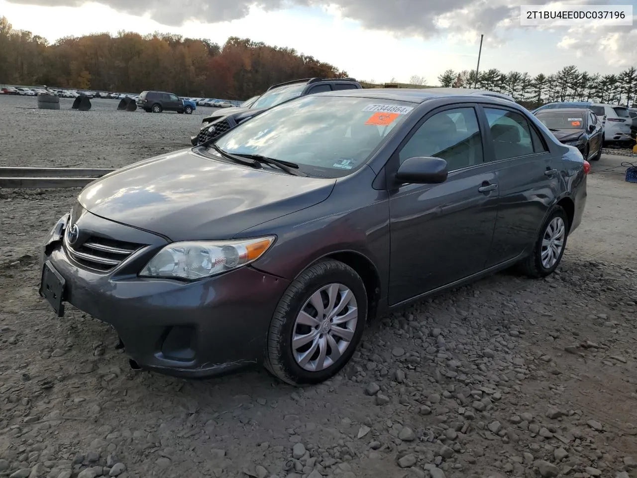 2013 Toyota Corolla Base VIN: 2T1BU4EE0DC037196 Lot: 77344864