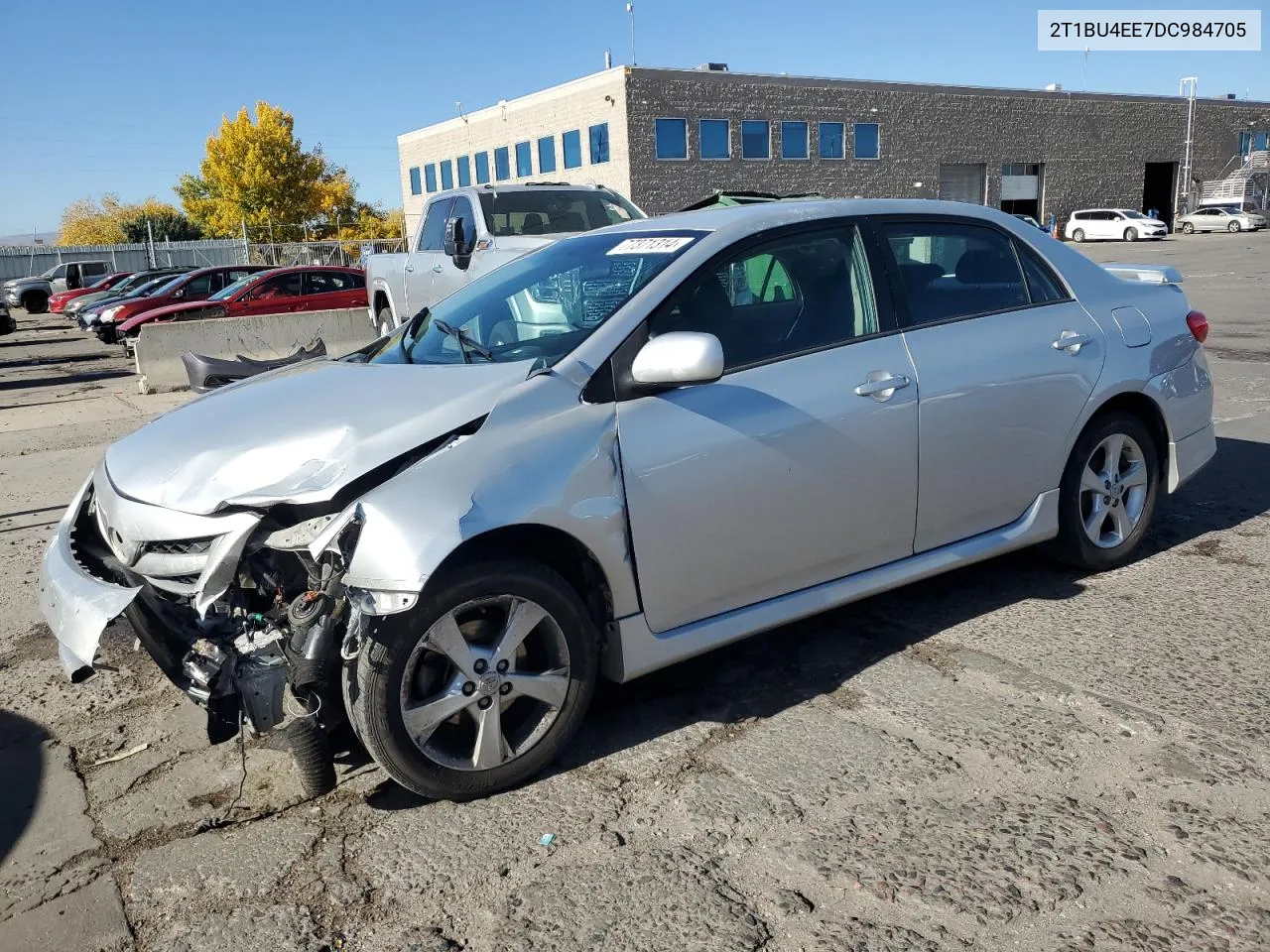 2013 Toyota Corolla Base VIN: 2T1BU4EE7DC984705 Lot: 77371314