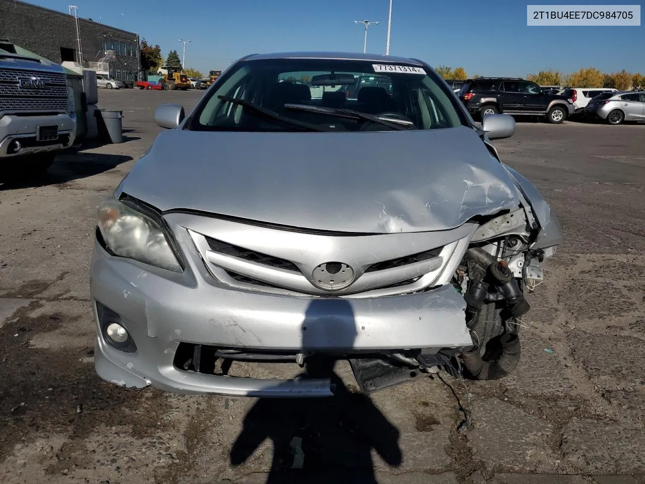 2013 Toyota Corolla Base VIN: 2T1BU4EE7DC984705 Lot: 77371314