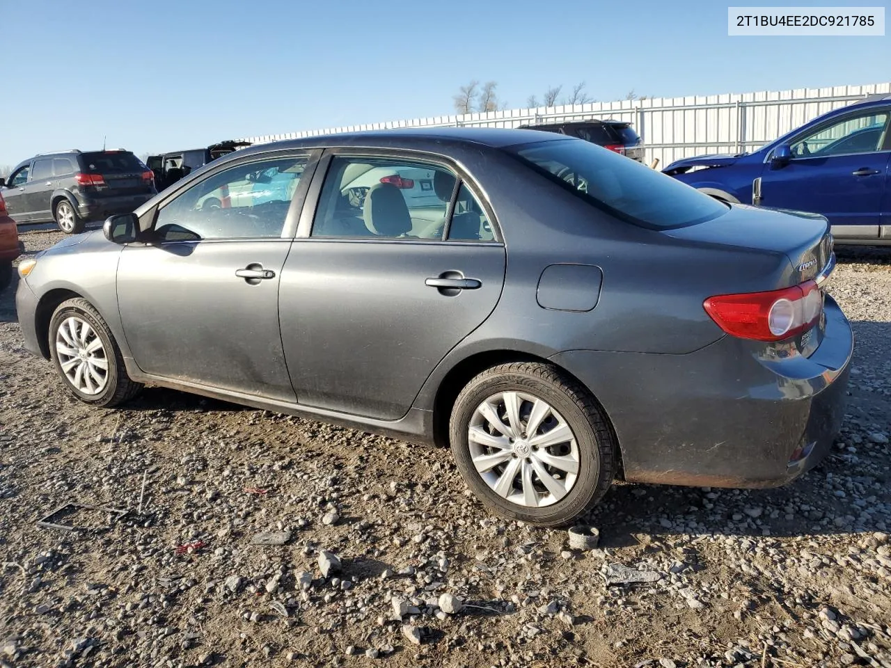 2013 Toyota Corolla Base VIN: 2T1BU4EE2DC921785 Lot: 77404144