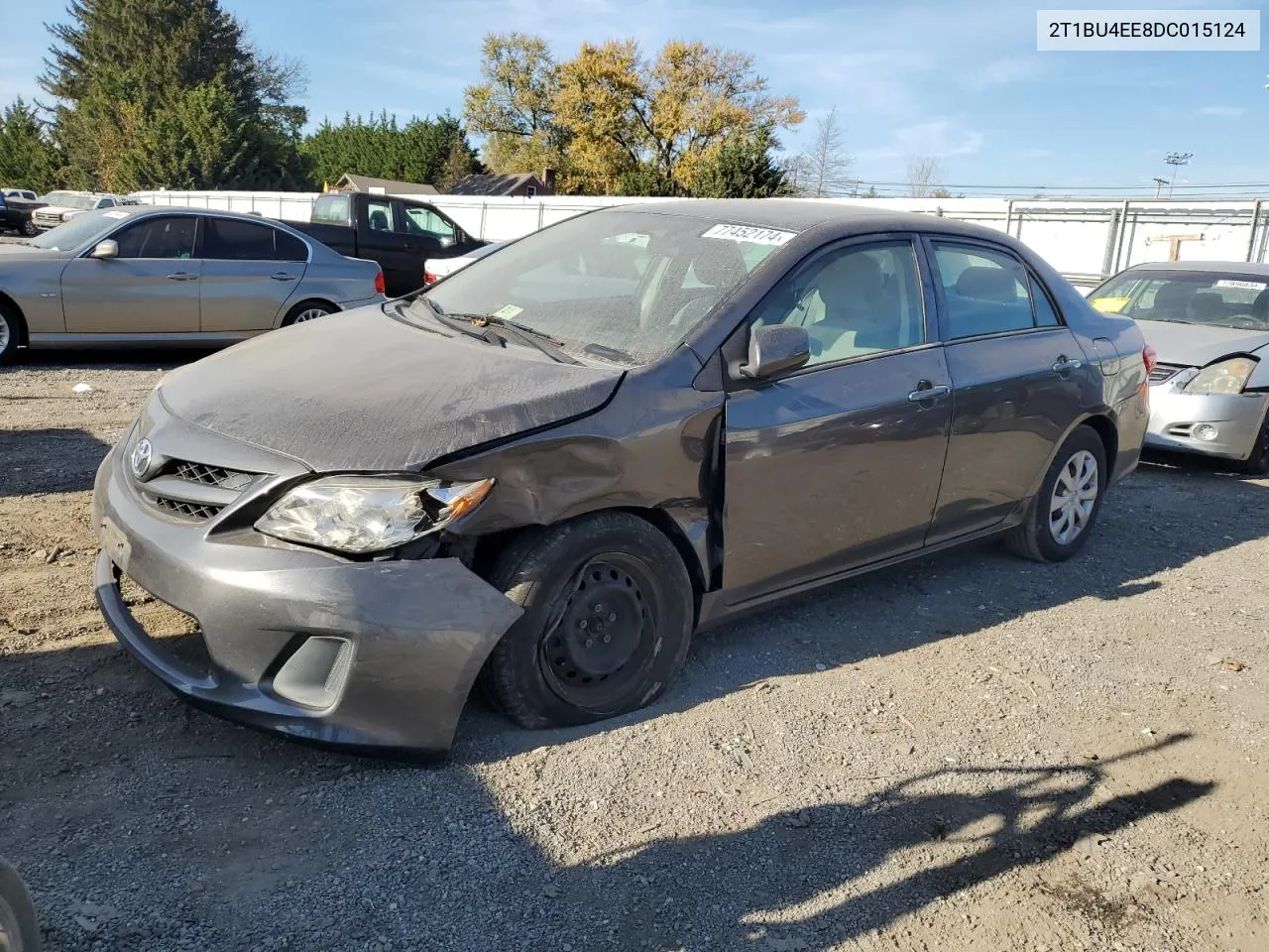 2013 Toyota Corolla Base VIN: 2T1BU4EE8DC015124 Lot: 77452174