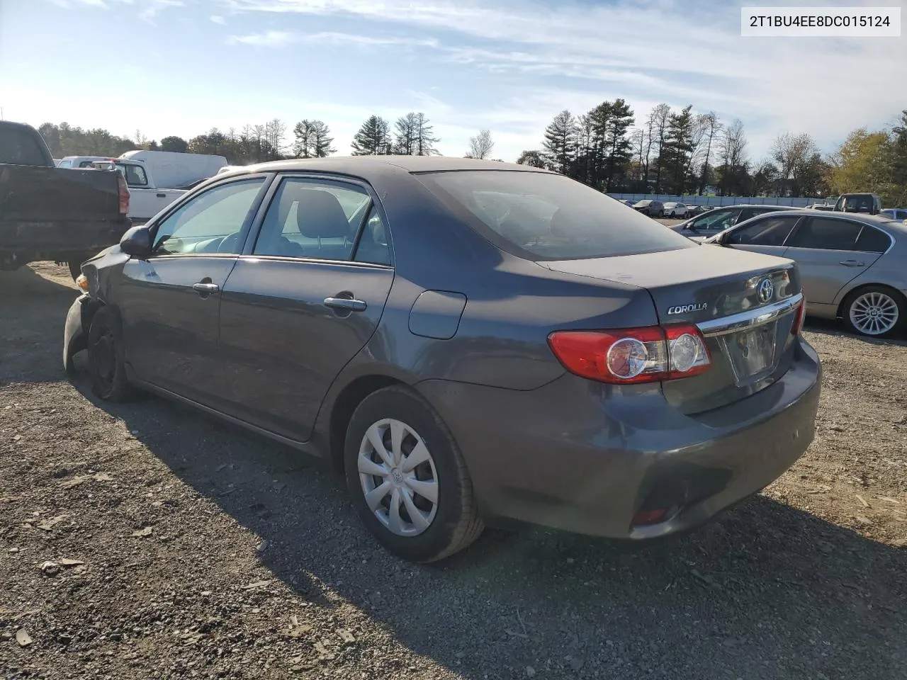 2013 Toyota Corolla Base VIN: 2T1BU4EE8DC015124 Lot: 77452174